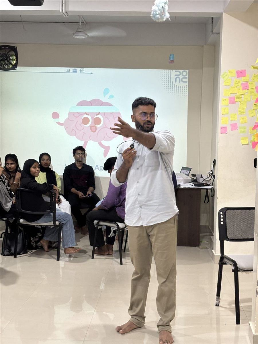 Abdul Samad P C leading a session