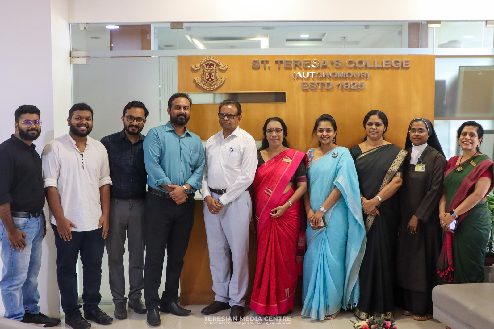 The NPoC team with S.L.A.T.E partners at St. Teresa's College
